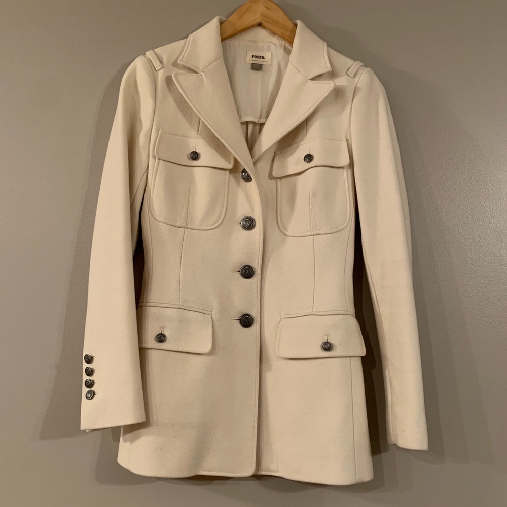 Women’s Cream Fossil Coat